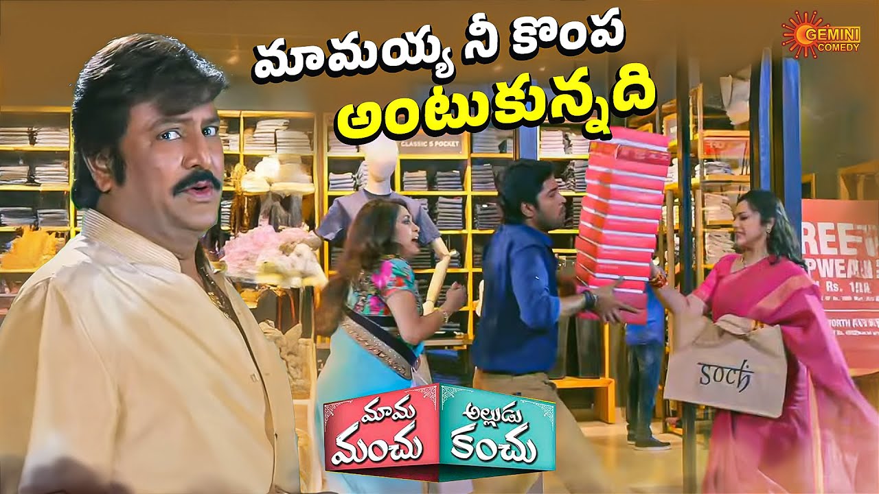 Non-Stop Confusion Comedy | Shopping with Two Wives| Manchu Mohan babu |Allari Naresh |Telugu Comedy