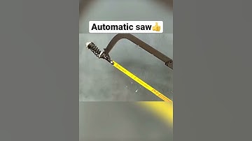 Turn your hack saw to automatic saw with drilling machine, smart 😎