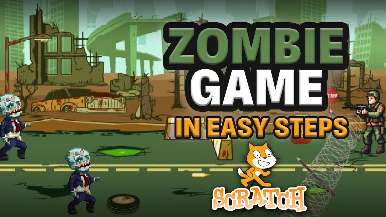 Zombie Game in Scratch 3.0 Complete Tutorial - YouTube