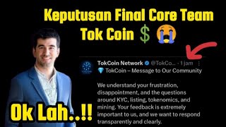 Finally🤲Final Decision For TokCoin Pioneers😭💲🚀 screenshot 5