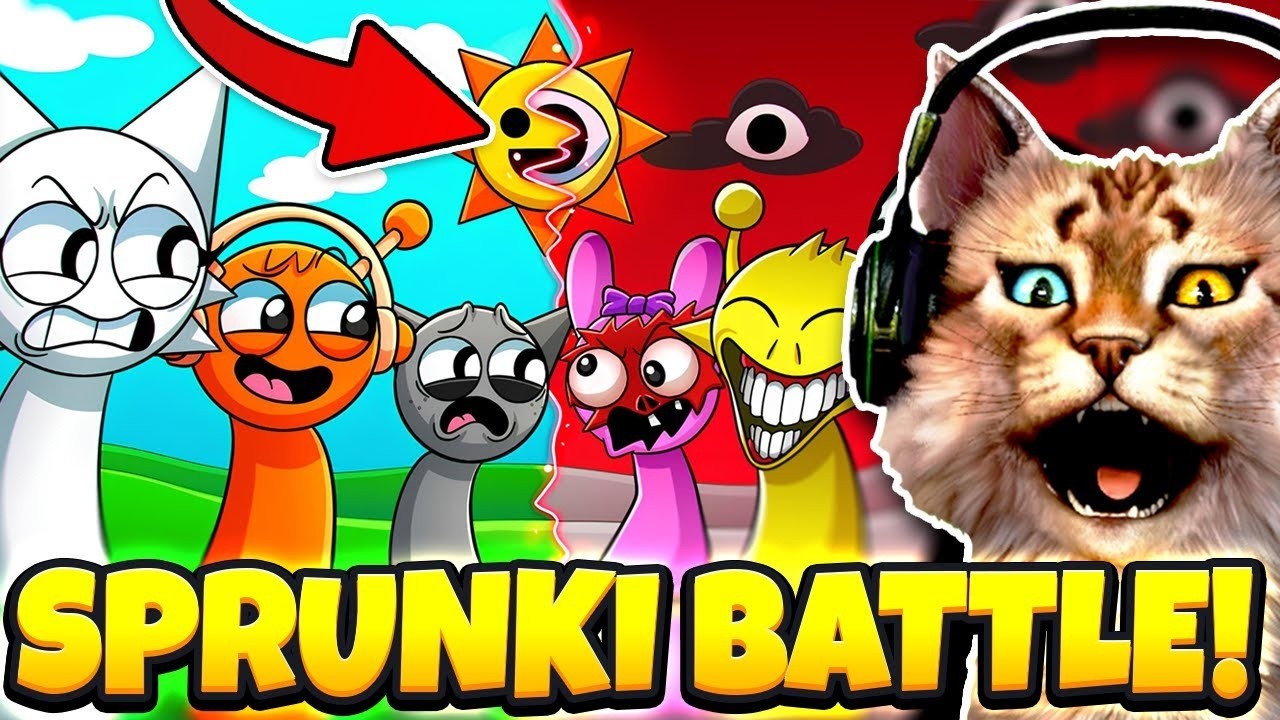 SPRUNKI BATTLE NORMAL VS HORROR !! 🙀 - Sprunki Indonesia