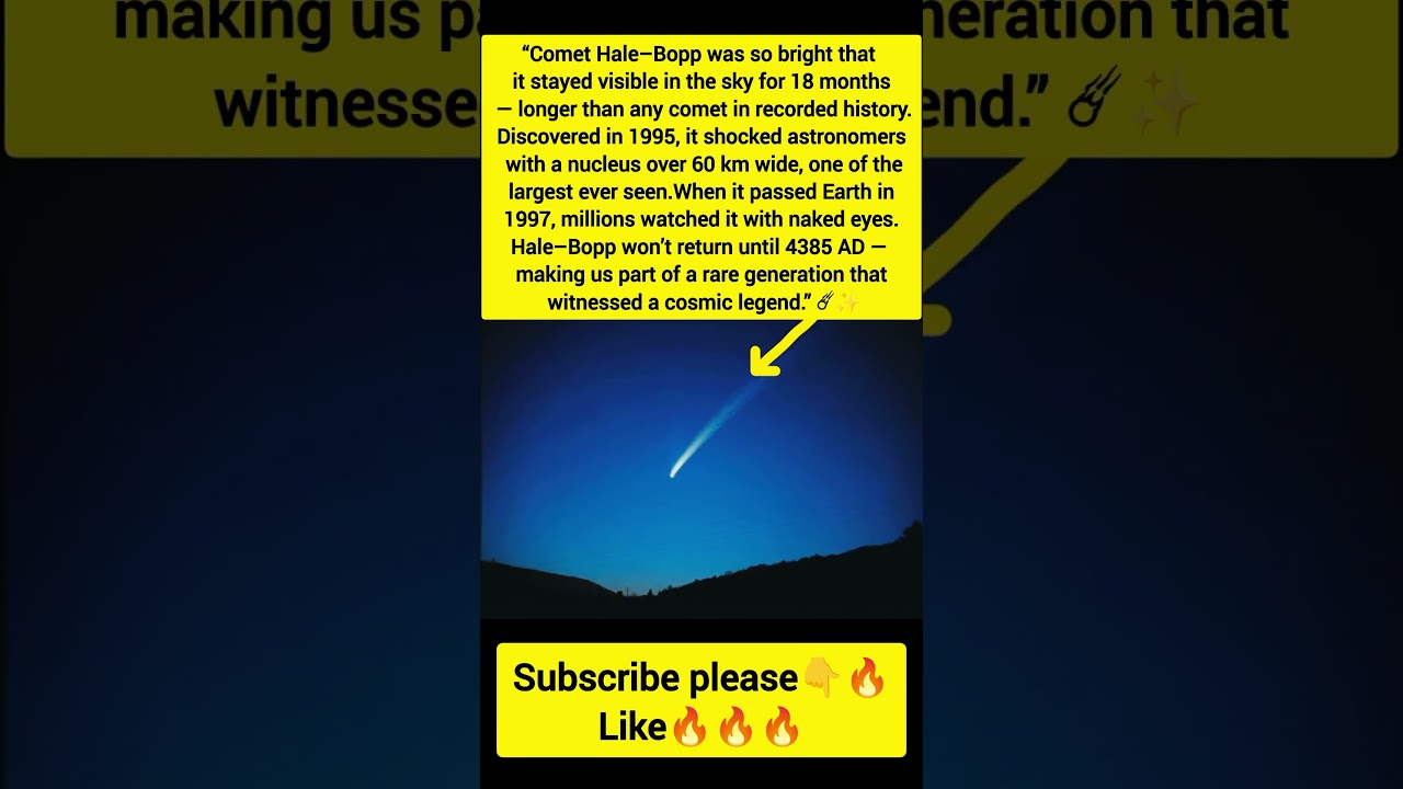 comet that never forget. 