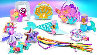 STUPENDO 🧜‍♀️ Realizziamo Insieme 9 Fantastici Accessori Per Sirene || FACILE FAI DA TE ✨