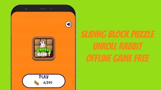 Unroll Rabbit - Sliding Block Tile Puzzle Offline With 70+ Unique Levels screenshot 2