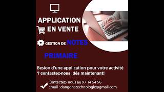 Gestion de notes et générations des bulletins Ecole primaire.