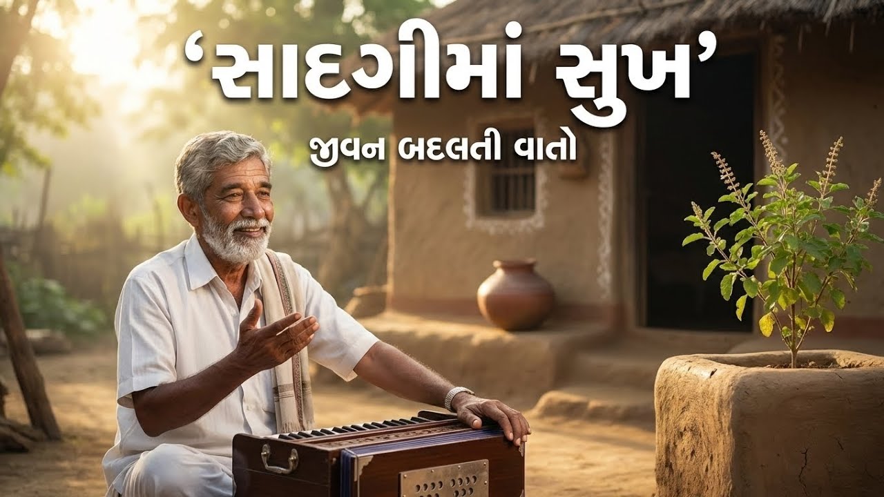 સાદગીમાં સુખ | જીવન બદલતી વાતો |Anopsinh vaghela Dayro l @PardeshiDayara