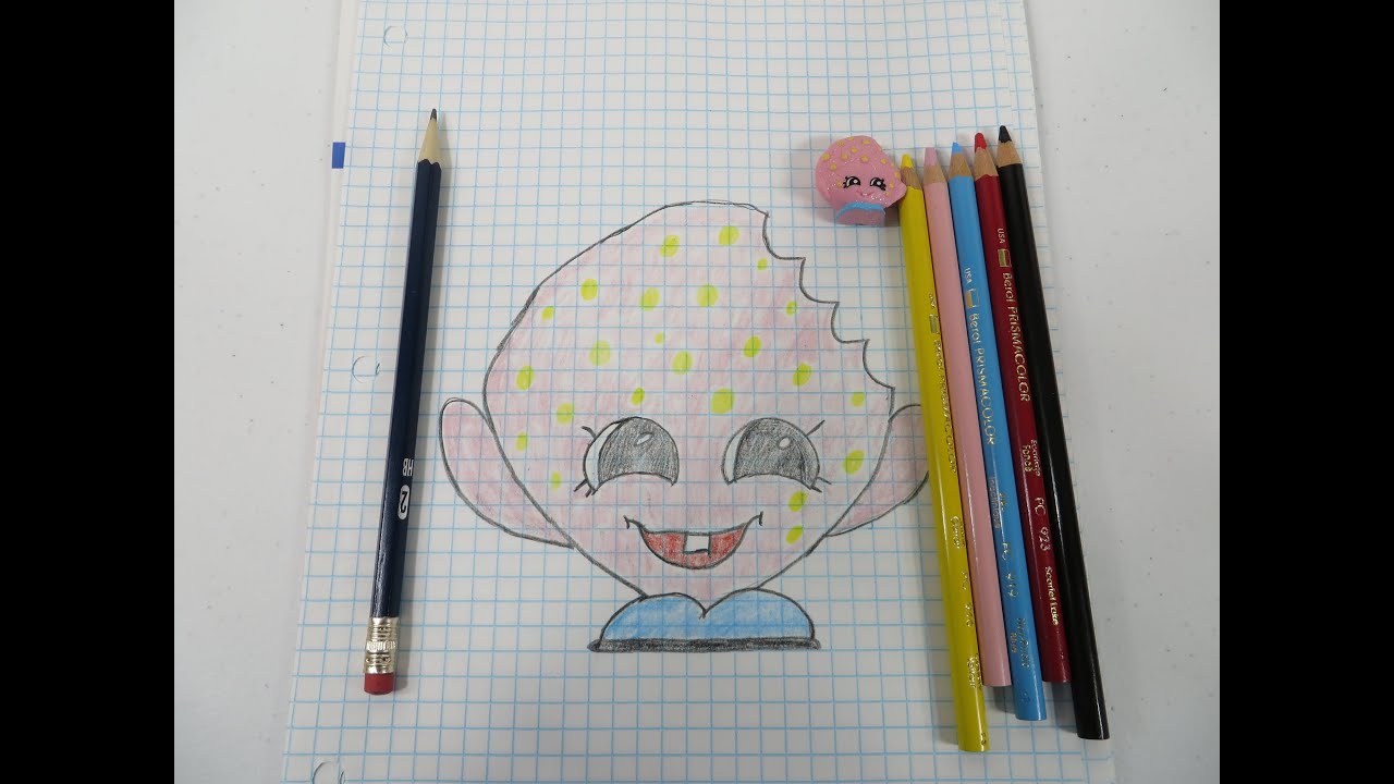 Shopkins Kooky Cookie Learn How To Draw With Paul