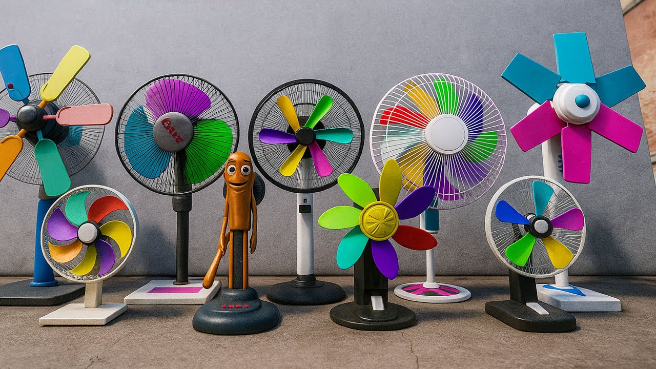 Playing With The DIY Wobbly Fan Every Day Is So Much Fun!!