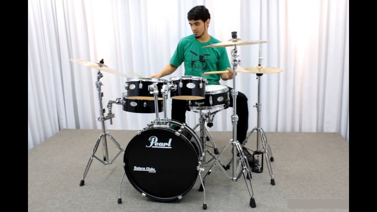 Bateria Pearl Rt Rhythm Traveler Sound Check Drum Set Com Bruno Valverde Youtube