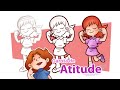 Como desenhar uma garota de Atitude