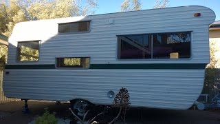 Part 1 1969 Millard 16Ft Caravan - Front Interior Wall Renovation