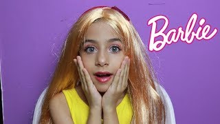 تحولت لباربي ?‍️  !!! Barbie Transformation Tutorial