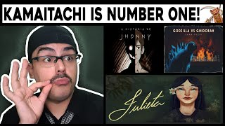 REACT - K a m a i t a c h i /A história de Jhonny / Godzilla vs Ghidorah / Julieta (Prod.MarcusMaia)