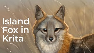 Island Fox • Krita Speedpaint by Noctualis 1,504 views 4 years ago 3 minutes, 17 seconds