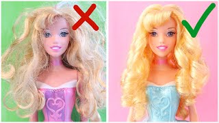 KENDİN YAP Uyuyan Güzel Disney Princess Aurora Bebek Nasıl Yapılır? 5 Dakikada Hallet