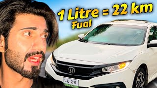 Sisters reaction??? ** civic turbo hybrid with fuel average of 22km Guaranted!🔥|| Good Bye Lahore