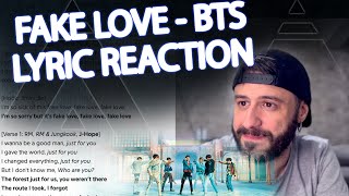 Fake Love BTS - LYRICS REACTION!!!