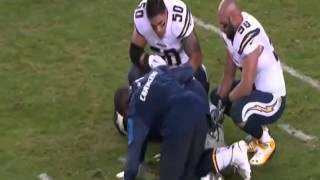 Week 16  Boldin and Shareece Wright push and shove after negated TD