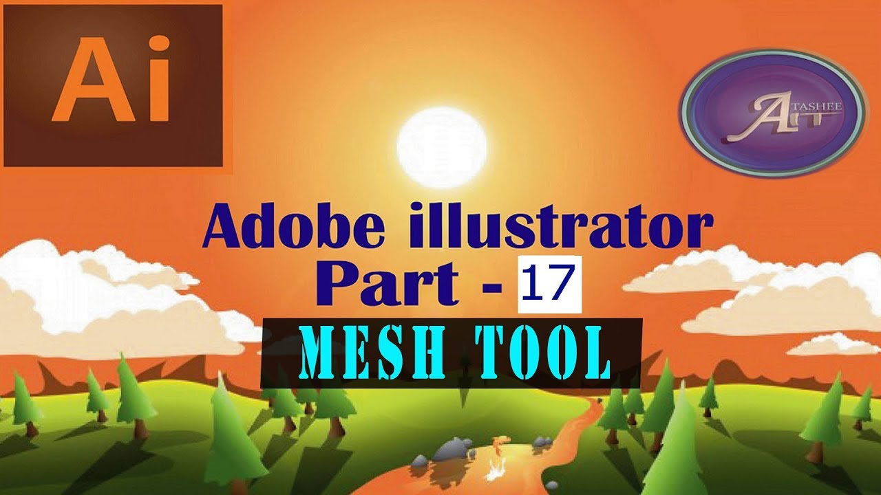 Adobe illustrator Bangla Tutorial Part 17 ।। How to Use Mesh Tool - YouTube