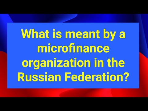 Vídeo: Qual é o registro estadual de organizações de microfinanças