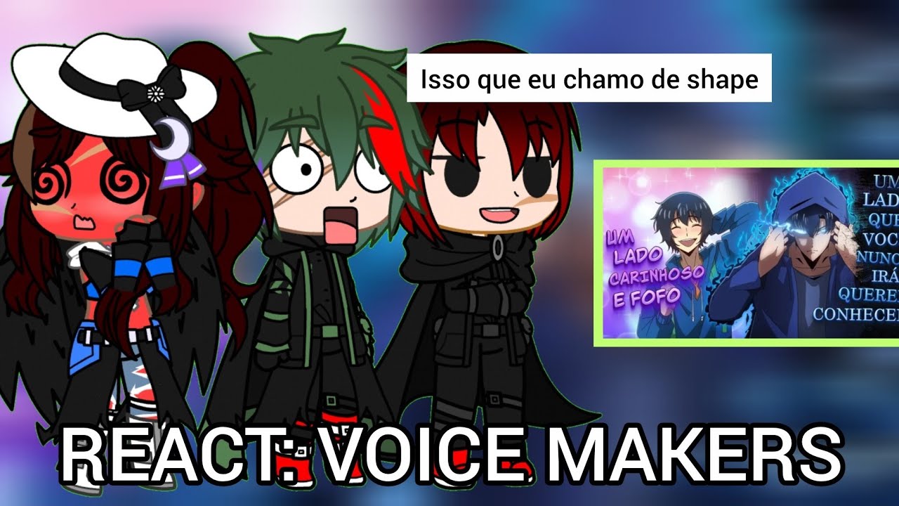 PROTAGONISTAS DO CANAL REAGINDO SUNG E SEUS DOIS LADOS - PARÓDIA SOLO LEVELING @VoiceMakers