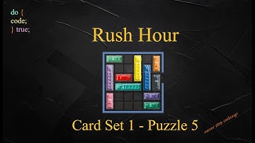 Rush Hour - Set 1 - Puzzle 5
