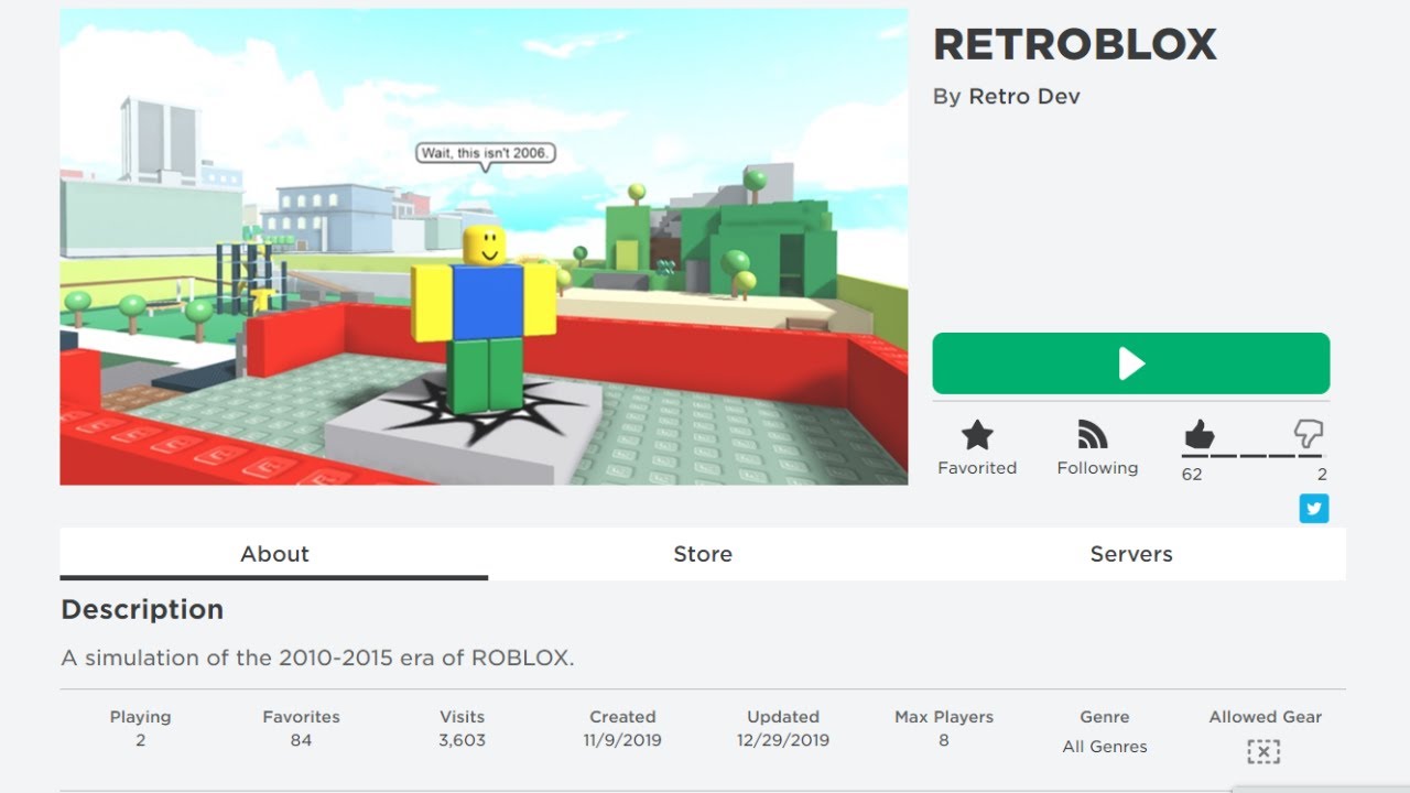 An Actually Accurate Old Roblox Simulator 2013 Retroblox Youtube - old roblox simulator game