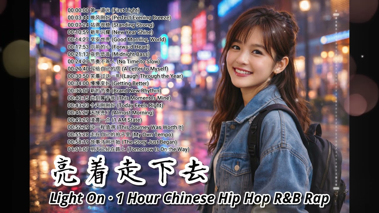 亮着走下去Light On | 1 Hour Chinese Hip Hop R&B Rap 