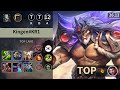 롤 그랜드마스터 탑 트린다미어 Kingen 킹겐 " Kingen#KR1 " | Patch 26.12