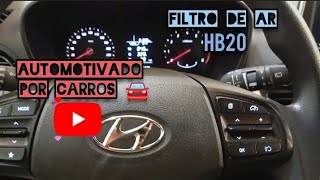 Trocando O Filtro De Ar Hb20 Hyundai