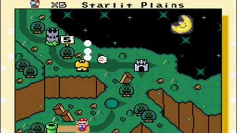 Custom SMW Overworld: Starlight Canyon