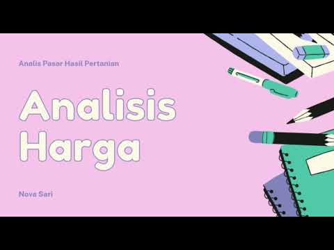 ANALISIS HARGA KOMODITAS PERTANIAN