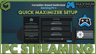 How To Setup Maximizer Streaming Software ( Preinstalled ) on Maximum Settings Cloud PC screenshot 1