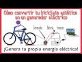 CÓMO CONVERTIR TU BICICLETA ESTÁTICA O DE SPINNING EN UN GENERADOR ELÉCTRICO