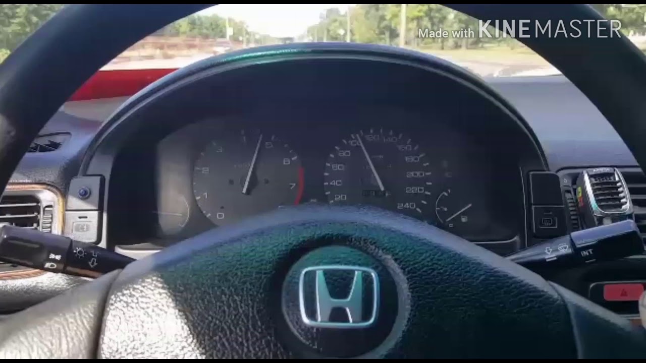 Разгон до 100 honda accord 2.0 1993 год. Старушка может показать ...