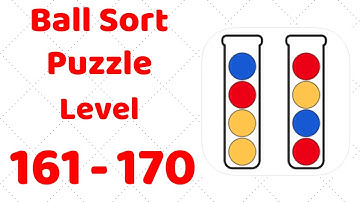 Ball Sort Puzzle Level 161-170 Walkthrough