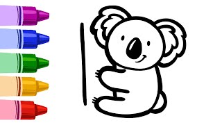 Famous Koala | Easy Oil Pastel Drawing and Colouring for Kids | ArtKid Profile