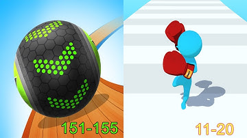 Going Balls VS Level Up Runner Android iOS Gameplay (Level 151-155)