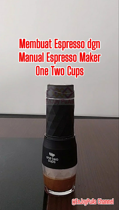 Download lagu Membuat Espresso dgn Manual Espresso Maker One Two Cups #espressomaker #onetwocups