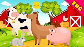 Learn Farm animals for kids | Farm Animals Names & Sounds by My Little Star English 61,295 views 3 months ago 3 minutes, 51 seconds