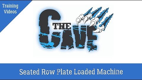 Seated Row Plate Loaded Machine Demonstration
