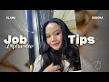 Job interview tips - Clara Debora R