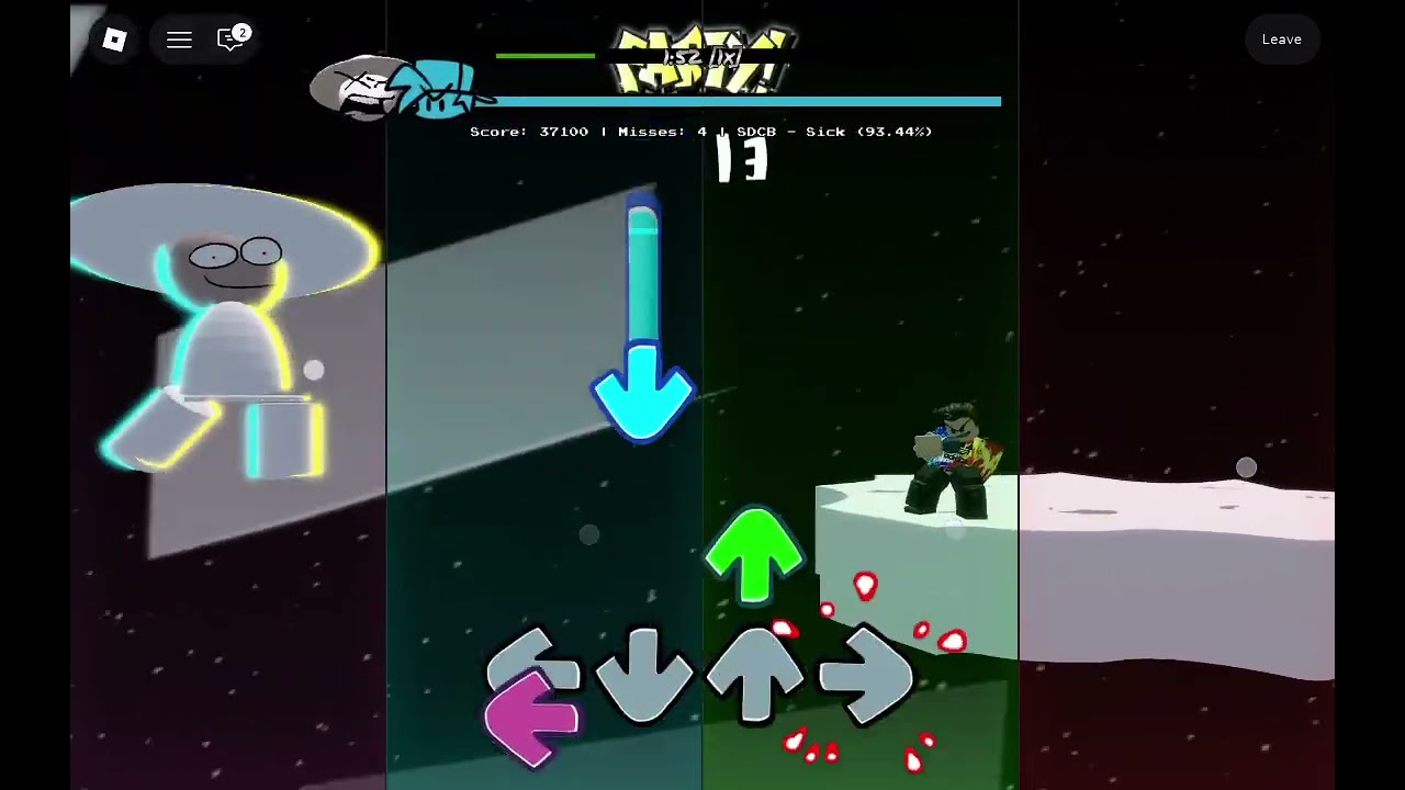 Roblox funky Friday party opposition 