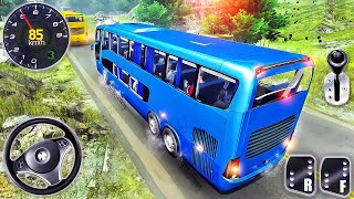 Bus Racing Hill Climb 2022 - Coach Bus Driving Simulator 3D - Android Gameplay screenshot 2