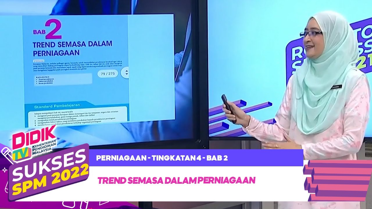 Sukses SPM (2021) | Perniagaan - Tingkatan 4 - Bab 2 (Trend Semasa Dalam Perniagaan) [R]