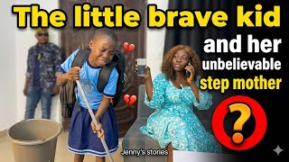 The brave child and her unbelievable step mother #viralvideo #youtubeshorts 