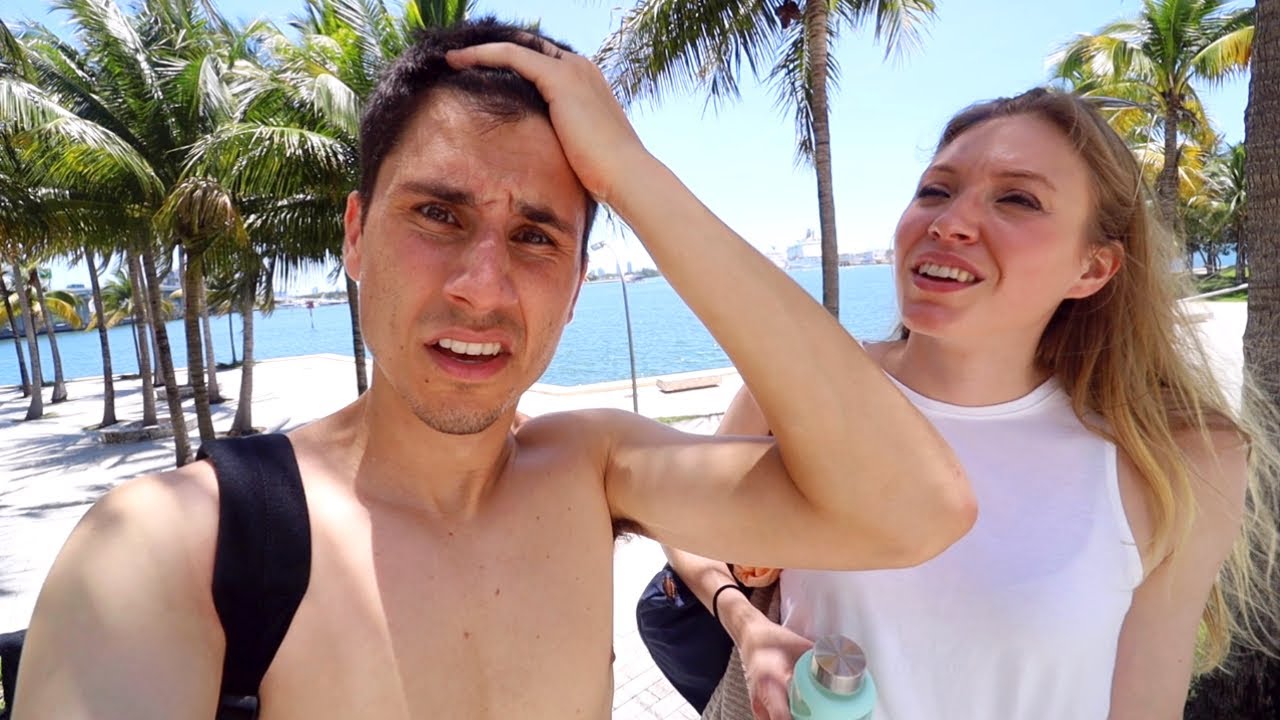 STRANDED In Miami With NO CLOTHES!