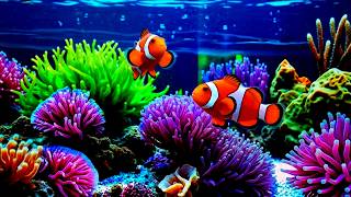 The Best 4K Aquarium - Dive Into The Mesmerizing Underwater Realm, Sea Jellyfish, Coral Reefs.4