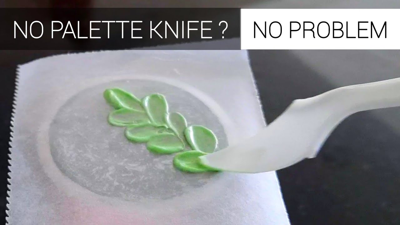 DIY PALETTE KNIFE FOR CAKE DECORATING YouTube