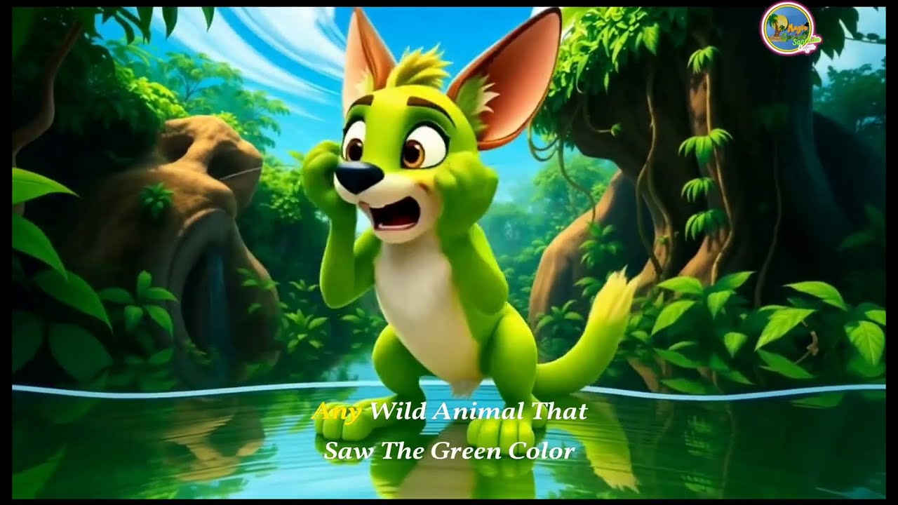 ആകസ്മികമായി നിറം മാറിയ കുറുക്കൻ രാജാവാകുന്നതിന്റെ കഥ!3DCartoon Animated Panchatantra Malayalam story